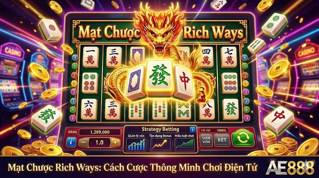 Mạt Chược Rich Ways: Cách Cược Thông Minh Hơn Khi Chơi Slot Điện Tử